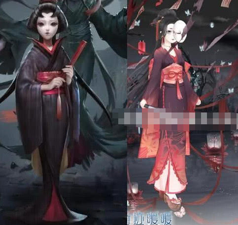 《奇迹暖暖》cos《第五人格》,艾米丽颜值最高,红蝶神