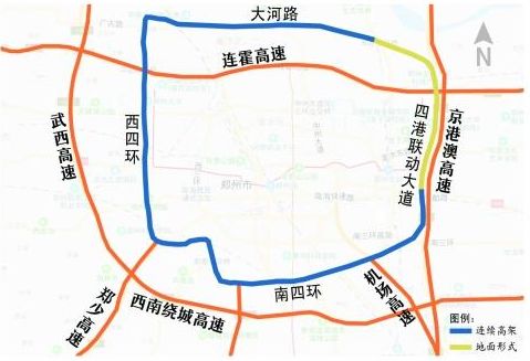 郑州四环下月通车!全长约93公里,可媲美北京五环!_大河路