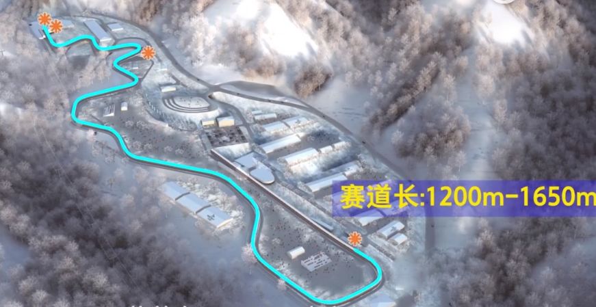 名字虽然叫"钢架雪车,但和另外两个滑行项目的"雪