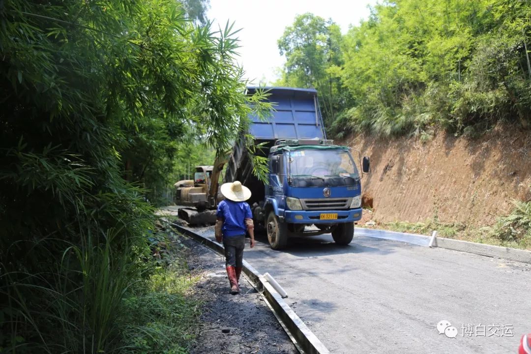 博白江宁塘口至四联至白鹤岛公路、柯木至沙河