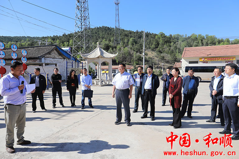 县委书记孙永胜率党建调研组到阳光占乡,横岭镇,马坊乡调研基层党建