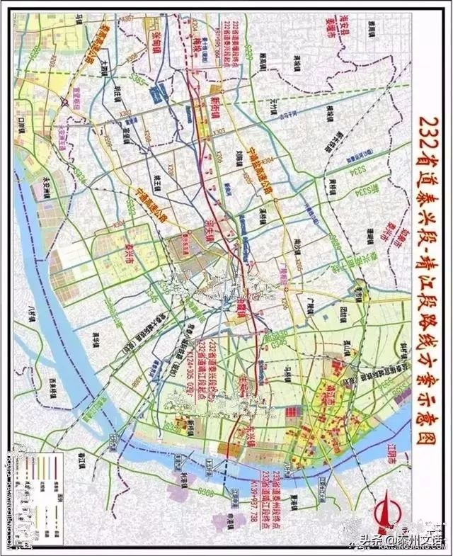 232省道靖江段拆迁全面启动泰兴段进入实质性施工阶段