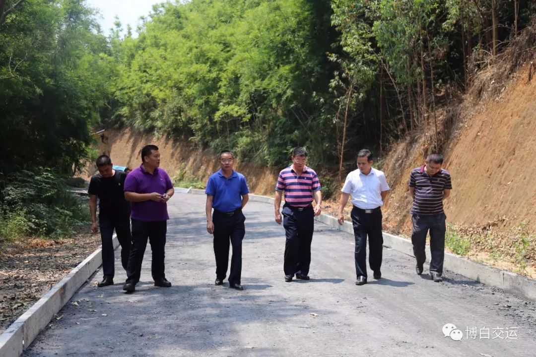 博白江宁塘口至四联至白鹤岛公路、柯木至沙河