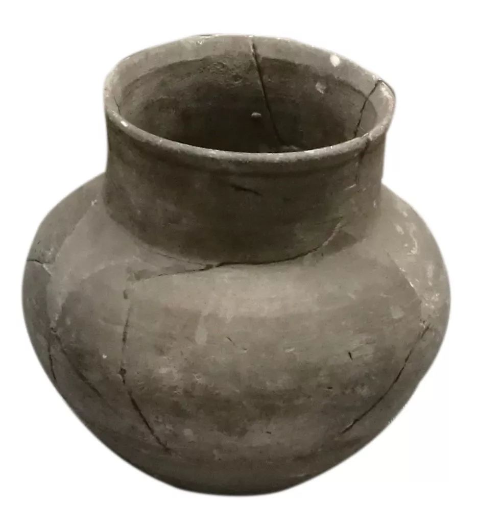 新石器时代龙山文化灰陶罐