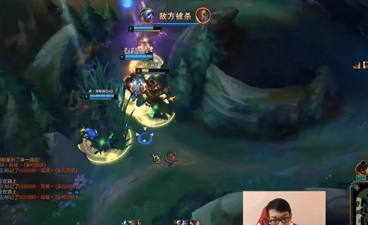 lol:青蛙一级团抓死uzi,2秒后队友为何直pin问号?蛙神