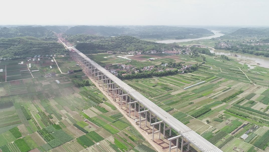 唯一一座跨江大桥建设有序推进