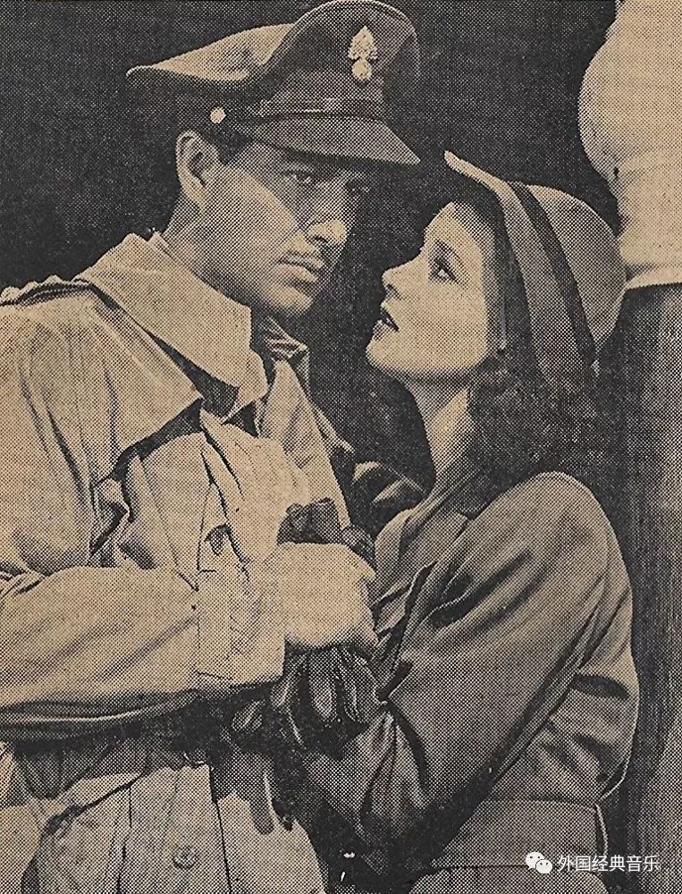 经典怀旧 | 电影《魂断蓝桥》海报相册,男女主角