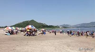 2019夏季避暑纳凉胜地——易县龙门湖沙滩浴场!_狼牙山