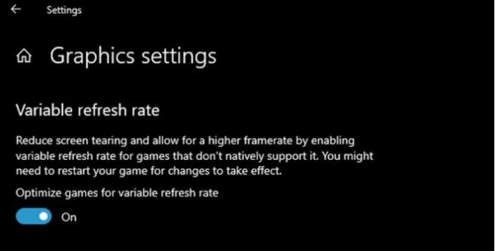 Windows 10 May 2019能为指定游戏提供可变刷新率 乐虎国际在线客服