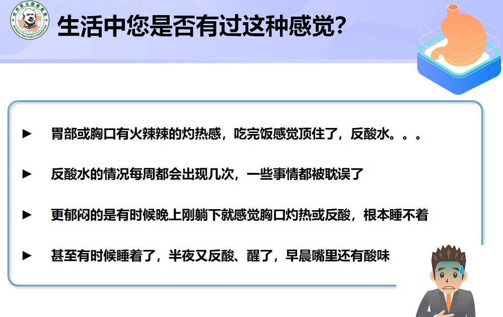 反酸烧心、打嗝、咳嗽、哮喘，可能是胃食管反流作怪！