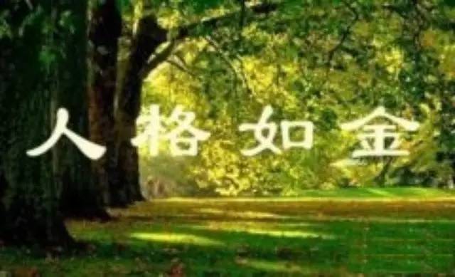 人格如金