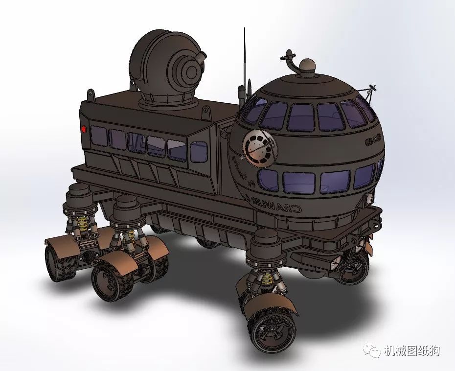 【其他车型】crawler-6太空登陆车模型3d图纸