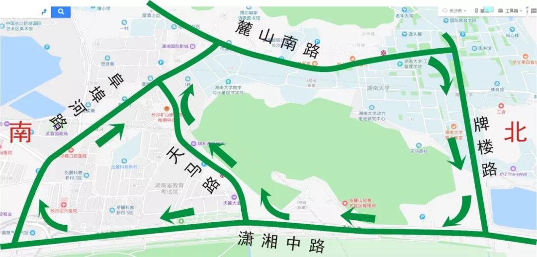 地铁四号线开通:请收下这份麓山南路行车宝典!_阜埠河