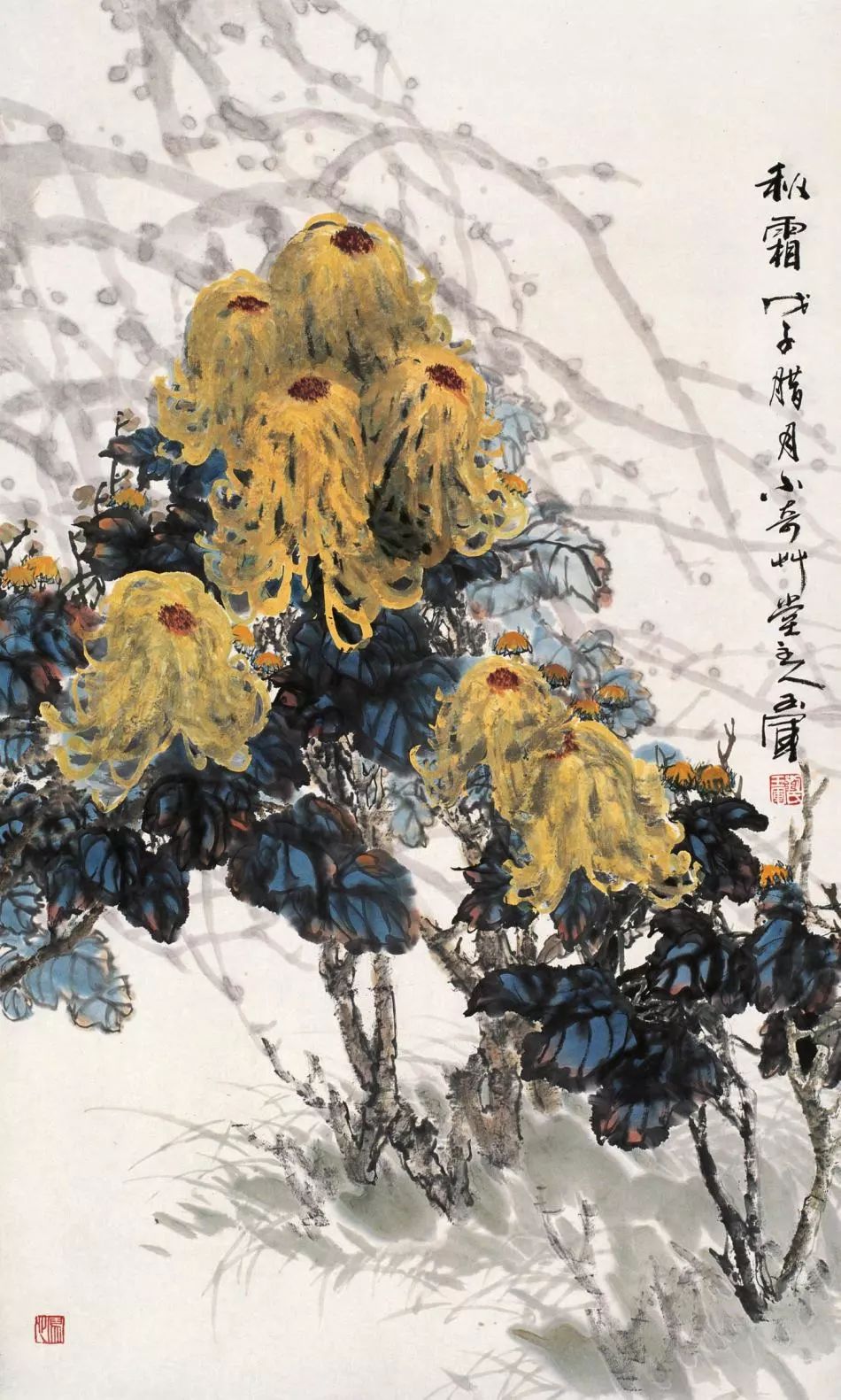 作品展刘玉军写意花鸟画欣赏
