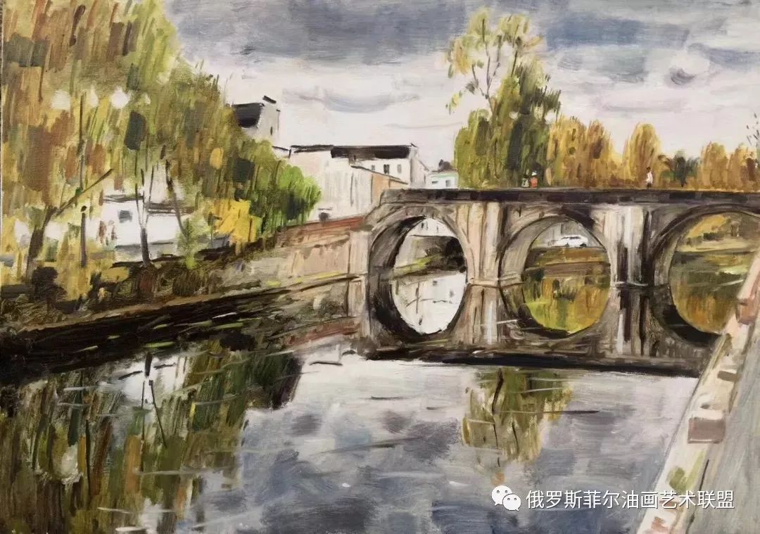 中国油画院画家朱春林新作油画作品欣赏