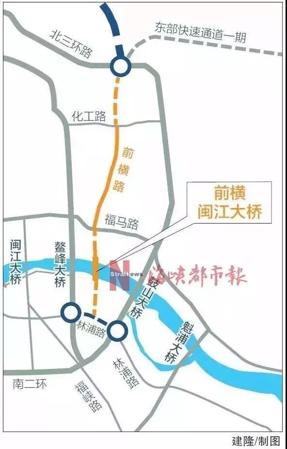 △大桥规划示意图,来自海峡都市报