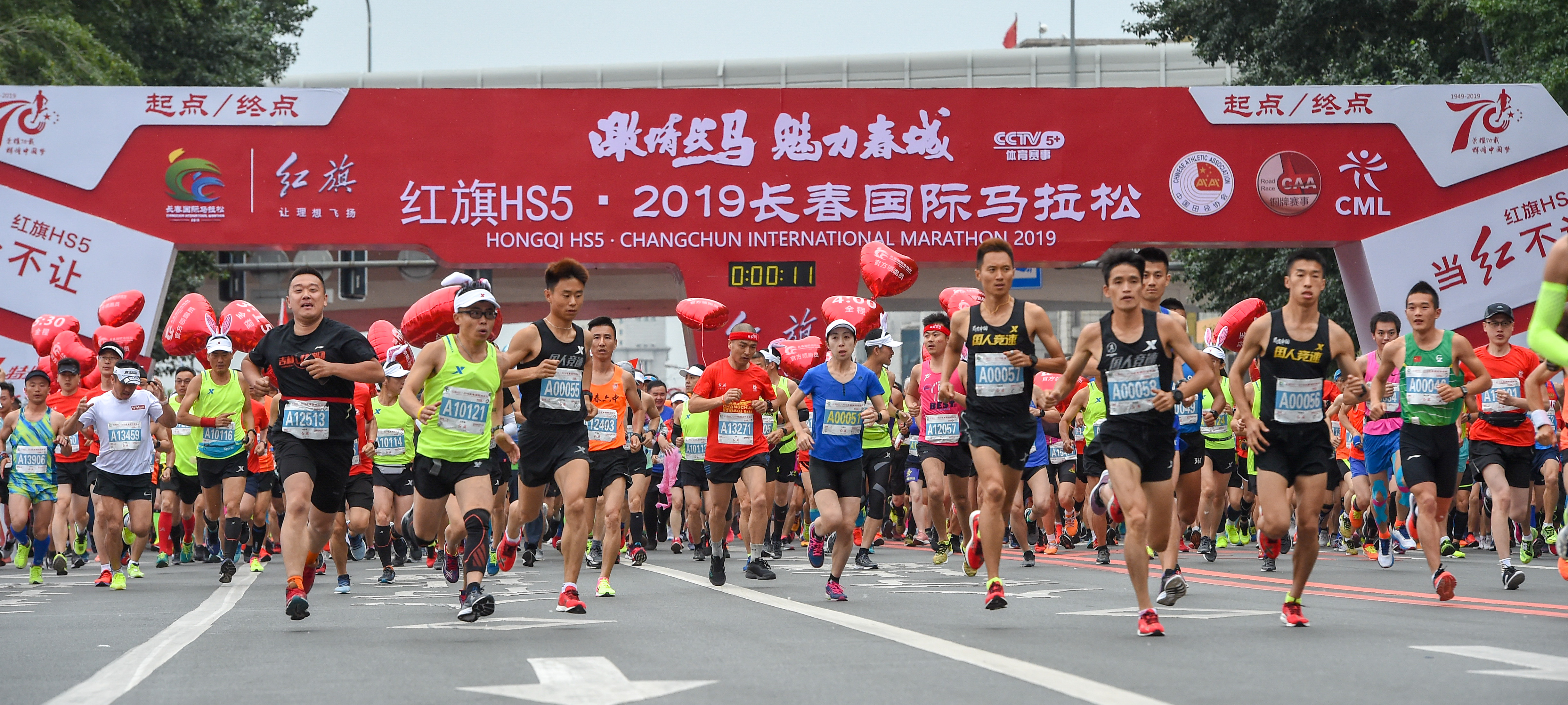 马拉松2019长春国际马拉松开跑