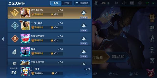 斗鱼星耀段位怎么看
