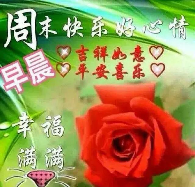 快乐是健康的源泉,开心是幸福的底线,周末,早安!