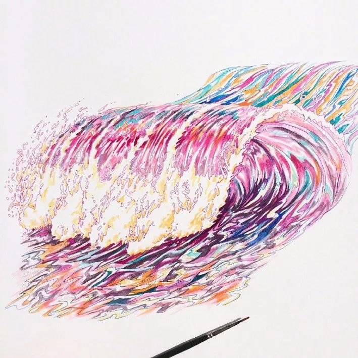 当针管笔遇上水彩,给你看看不一样的世界!