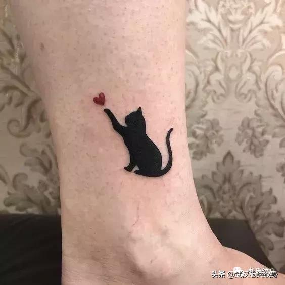 纹身素材——黑猫