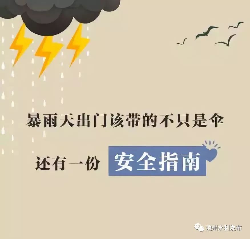 这份暴雨天出行安全指南,请一并查收!