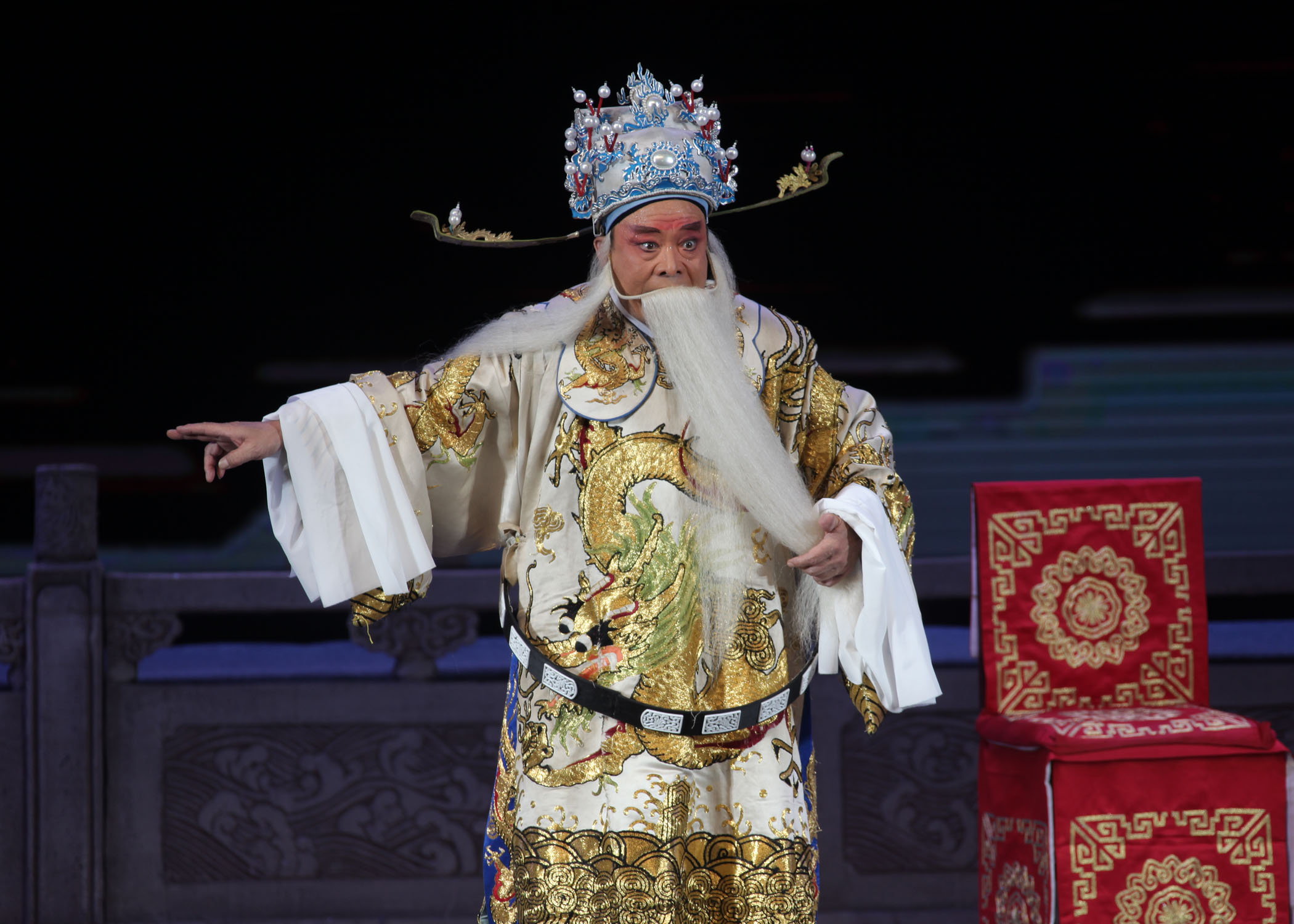 非遗传统戏曲上党落子《搜杜府》在潞州剧院上演