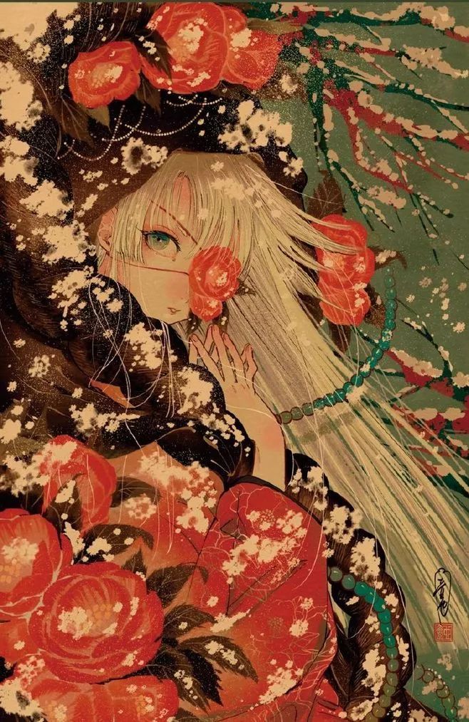 浓重的日式古风 | tsubonari壶也日本插画师作品欣赏