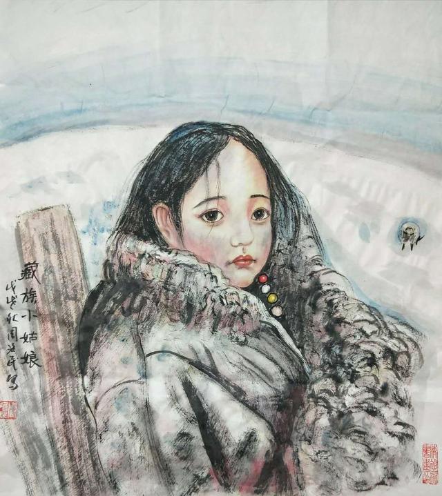 中国实力派画家艺术领军人物周治民人物画作品欣赏