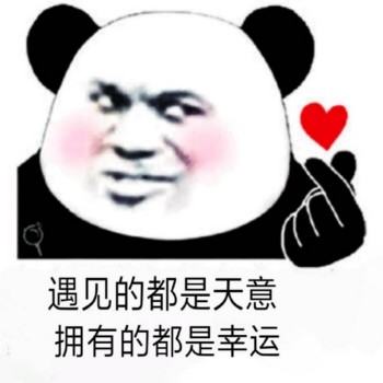 熊猫头骚话表情包