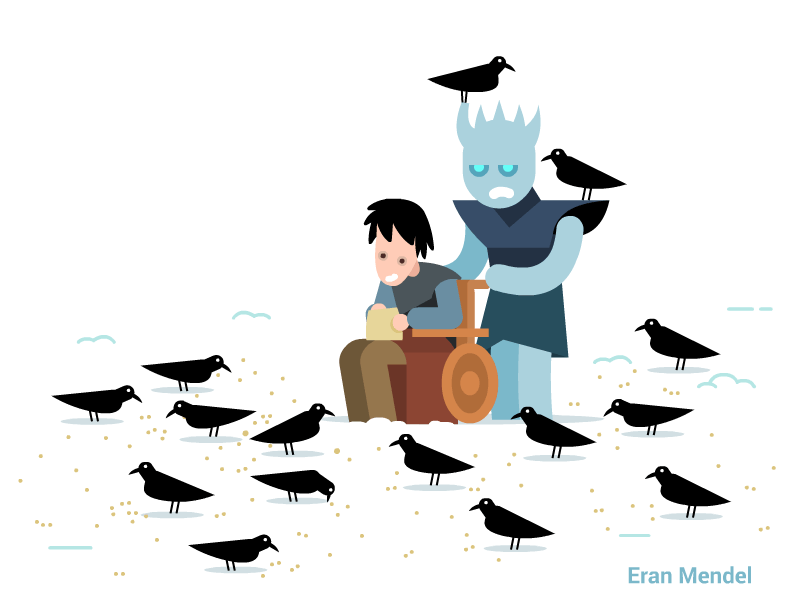 以色列动画设计师eranmendel的 gifs of thrones 灵感来源于《权游》