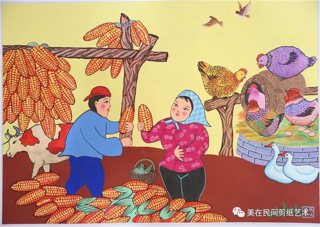 中国元素,美美哒!——钱洪满老师农民画欣赏