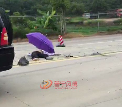 悲剧!普宁某路段两车相撞,鬼火青年当场身亡