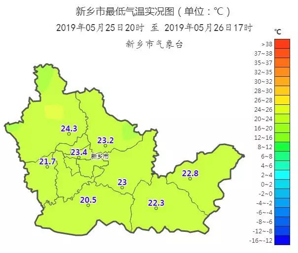 新乡天气高温退场风雨补位