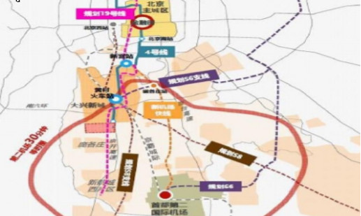 兴28,兴54,兴61路等多条公交线路覆盖 紧邻京开高速庞各庄出口,新机场