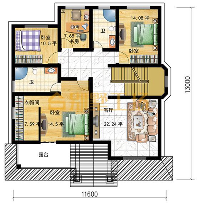 多款120平方房子设计图一层二层三层四层别墅随选