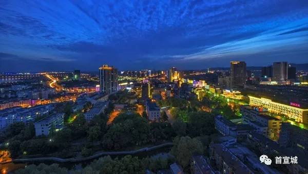 宣城夜景难以置信的美