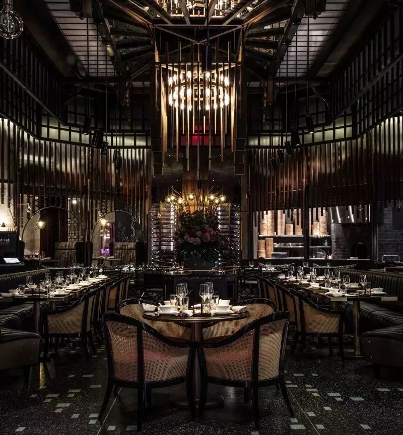 设计|高级黑餐厅,盘踞于拉斯维加斯的中式风情.