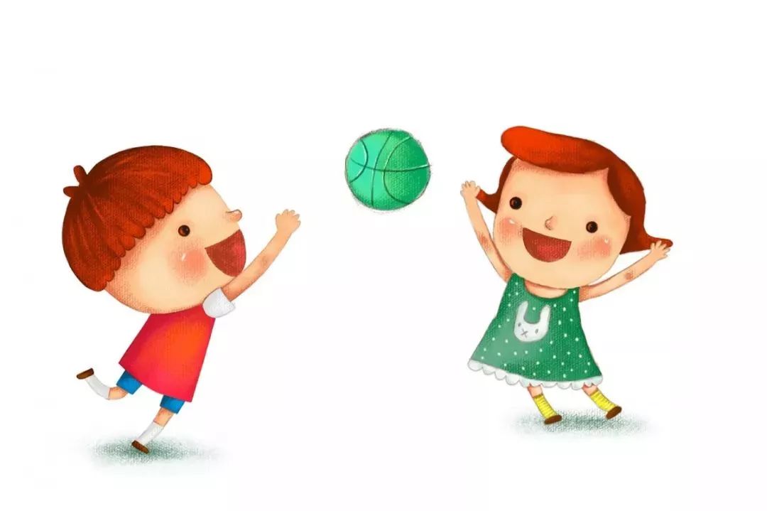 玩法:教师与幼儿手拉手围成一个圆圈坐下,一起念儿歌"小皮球,找朋友