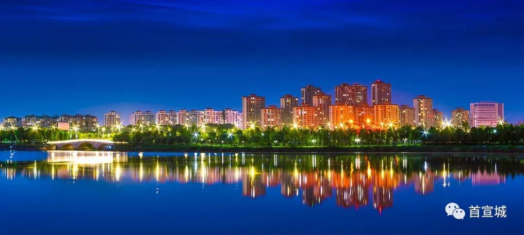 宣城夜景难以置信的美