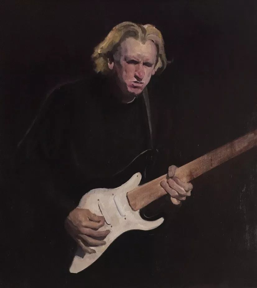 《joewalsh》 90×100cm 布面油画《steuartsmith》 68×90cm 布面