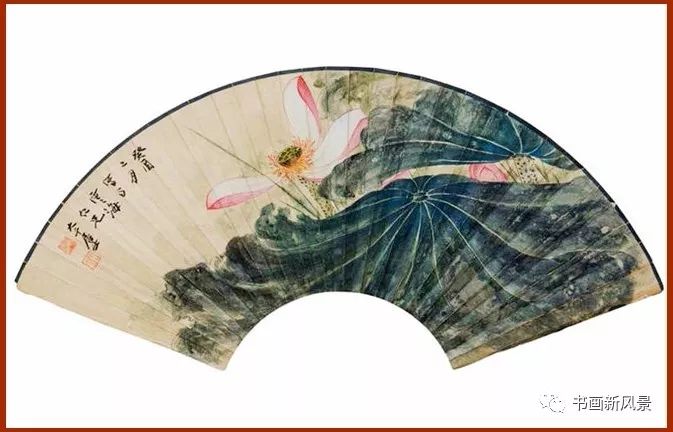 张大千的荷花小扇面，幅幅清心！_搜狐网
