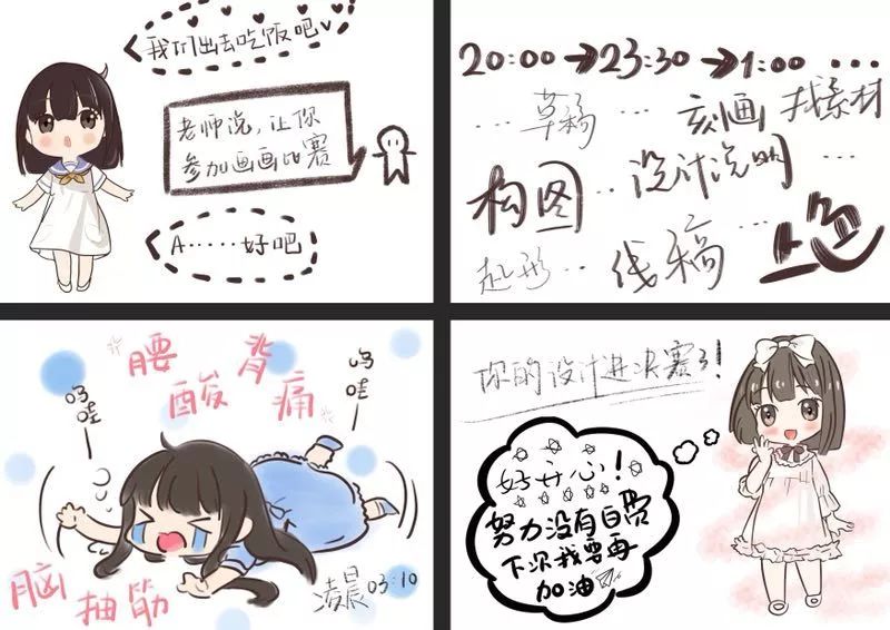 北京市"融心创意,助梦花开"心理漫画大赛网络投票 第二组