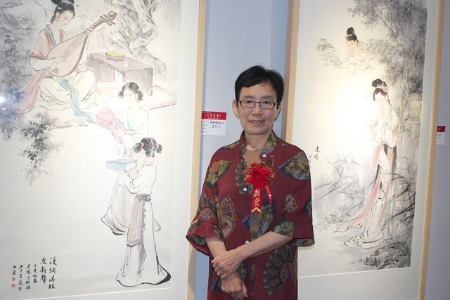 七彩画卷——天津湖社女画家作品展在秦皇岛开幕