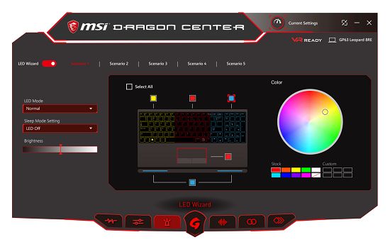 msi dragon dashboard 2.0
