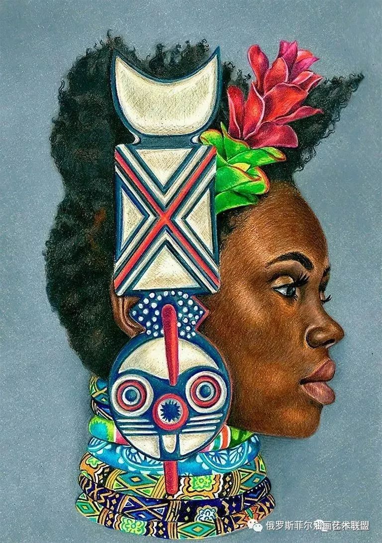 非洲加勒比风格的绘画艺术作品欣赏