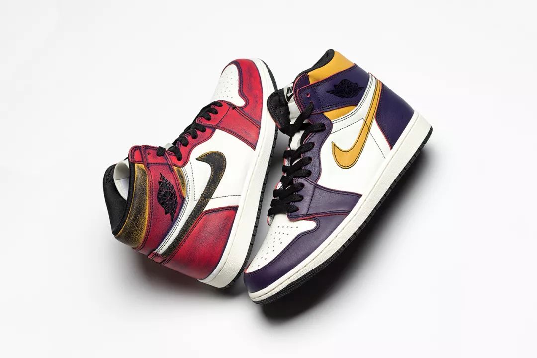 air jordan 1 × nike sb high og court purple  湖人 刮刮乐