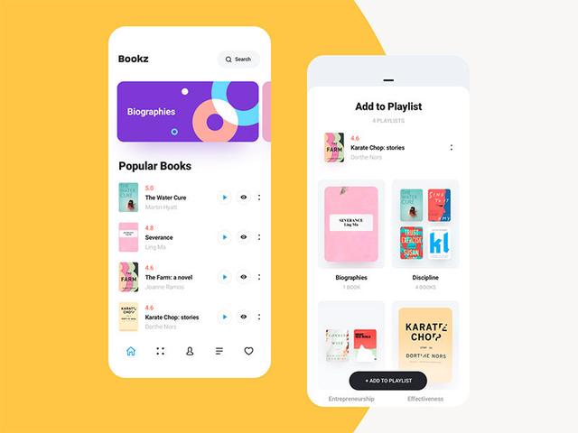图书阅读类app ui设计