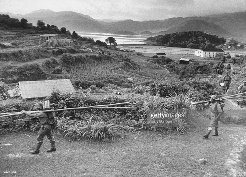 1962年逃港风潮中的香港英军在边境严查偷渡