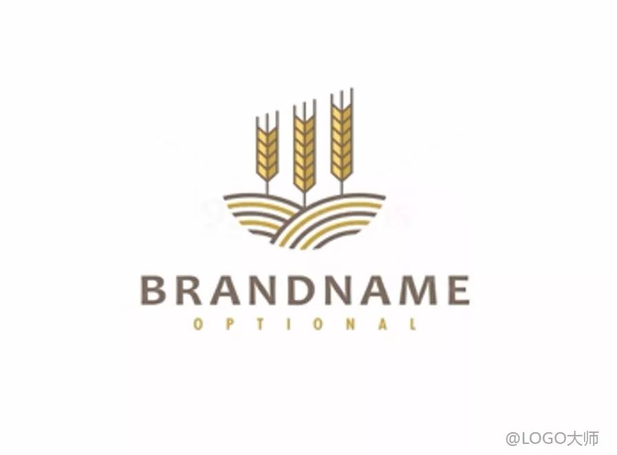 小麦主题logo设计合集鉴赏